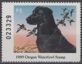 ZAYIX 1989 Oregon 7  MNH - US State Duck Stamp - Birds - 070122S14 - £8.89 GBP