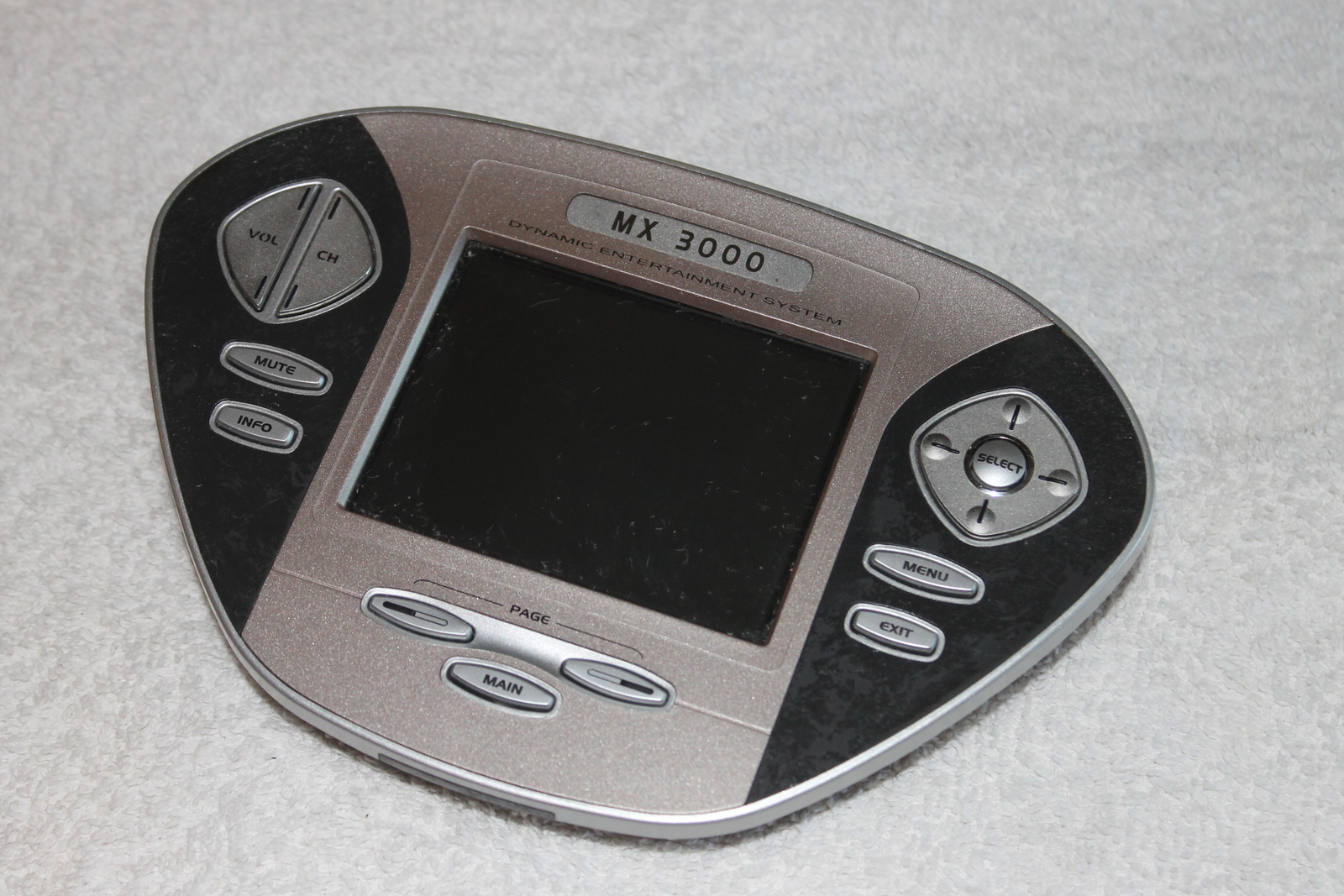 Universal Remote Control (URC) MX 3000 main remote with battery only  			