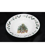 Gibson Tree Trimmings Christmas Soup Bowls 8&quot; Set of 8 - £29.32 GBP