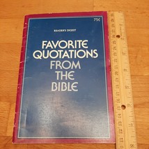 Favorite Quotations From The Bible Readers&#39;s Digest 1974 PB asin B0012EPL0M - £2.38 GBP