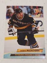 Shawn McEachern Pittsburgh Penguins 1992 - 93 Fleer Ultra Rookie Card #379 - £0.76 GBP