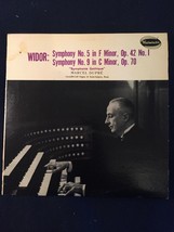 Marcel Dupre ‎Widor Symphony No. 5 and No. 9 LP  Westminster ‎WST-14871 - £5.88 GBP