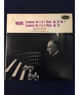 Marcel Dupre ‎Widor Symphony No. 5 and No. 9 LP  Westminster ‎WST-14871 - $10.25 CAD