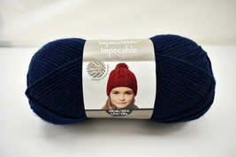 Loops &amp; Threads Impeccable Medium Weight Acrylic Yarn - 1 Skein Color Navy - £5.93 GBP