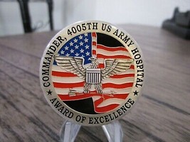 US Army 4005th Army Hospital Commanders Challenge Coin #366M - £13.30 GBP
