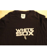 Vintage 90&#39;s  Black Chicago White Sox MLB Baseball Lee Tshirt Adult XL E... - £17.83 GBP