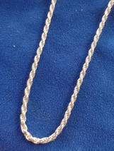 925 Sterling Silver 2.5 Mm Wide 20-in Long Rope Chain Necklace Free Ship... - $63.07 CAD