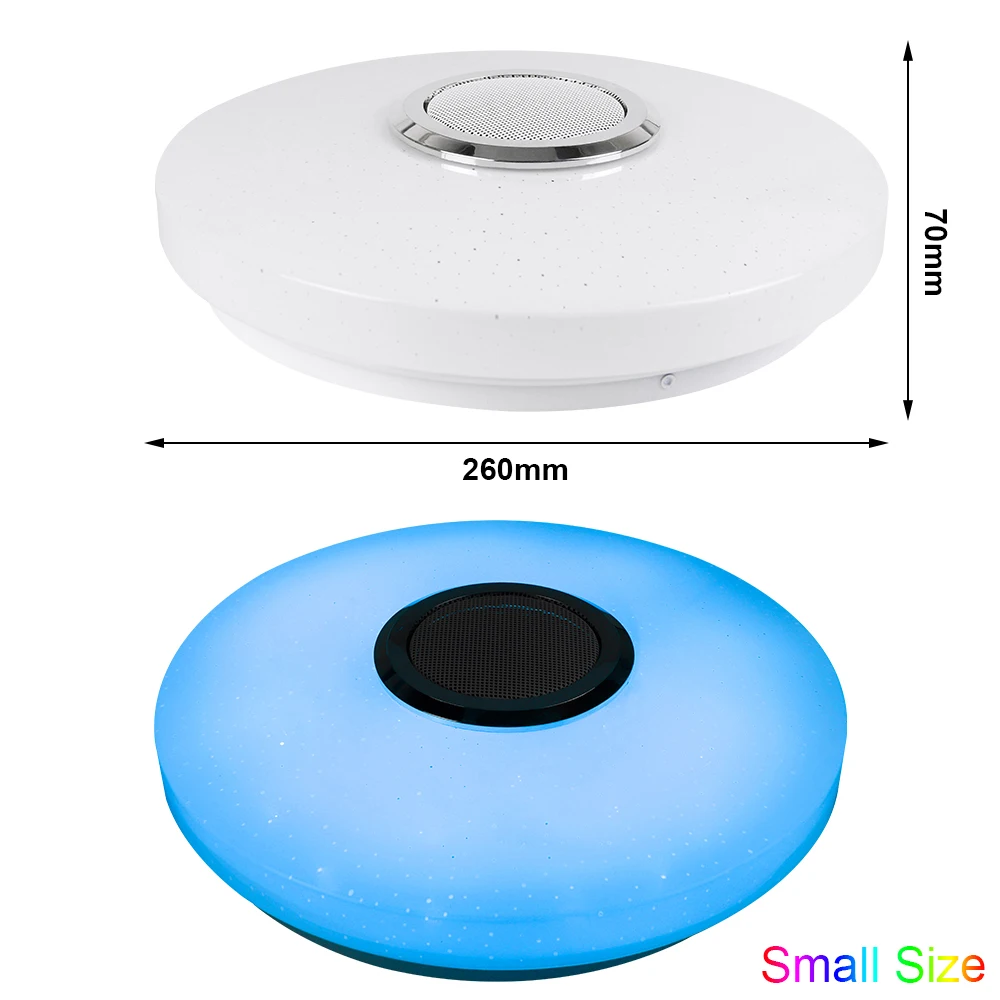 Smart RGB LED Ceiling Lights Dimmable APP Control Bluetooth Music Light For room - £172.26 GBP