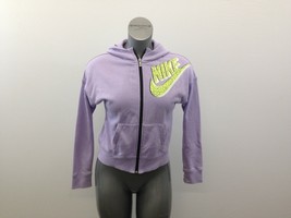Nike Hoodie Girls XL Purple Long Sleeve Full Zip Hooded Jacket - £10.04 GBP