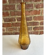 Vintage Amber Grapes Fruit Leaves MCM Italian Empoli Genie Bottle Decant... - $54.29 CAD