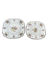 Royal Albert Petit Point Lot 2 Lunch and Side Plate Porcelain Fine China - $44.50