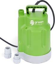 Green Expert 1/4Hp Submersible Utility Pump 1800Gph High Flow For Quick Water - £61.14 GBP