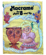 Macrame for Ages 8 and up Beginner Pattern Book Simple Easy Projects - $12.99
