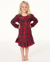 Matching Kids Stewart Plaid Family Pajamas Nightgown, Size 10/12 - £14.24 GBP