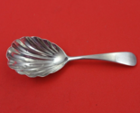 Old English by Unknown English Sterling Silver Tea Caddy Spoon Shell Bow... - $107.91