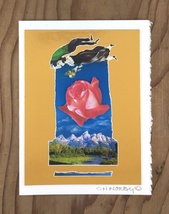 Floating Couple with Rose No.2 Greeting Card - £5.90 GBP