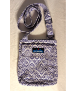 KAVU Keeper Sling Canvas Crossbody Shoulder Bag - Purple Quilt EUC - £14.36 GBP