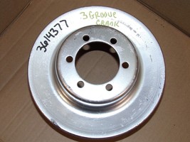 Mopar 3614377 3 Groove Crank Pulley OEM Small Block 318 340 360  - $89.99