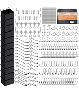 278PCS Pegboard Accessories Organizer Kit, Peg Board Hooks Assortment wi... - $37.25