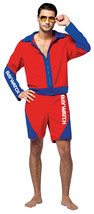 Men&#39;s Baywatch Costume Standard Red - £101.79 GBP