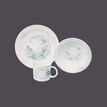 Royal Worcester Cabbage Patch Kids baby mug, bowl, plate. Made in England. - £58.14 GBP