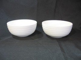 NEW Mikasa NELLIE Set of 2 Cereal Bowls 5.8&quot; Bone China White - £19.07 GBP