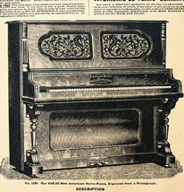 1969 Sears Parlor Piano 1900 Repro Advertisement Musical Instruments DWU16G - $557.00 MXN