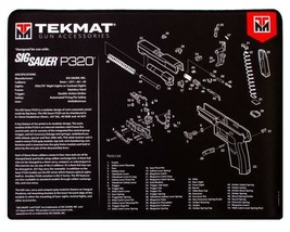 TekMat, For SIG SAUER P320 Ultra Pistol Mat,  15&quot;x20&quot;, Black - $281.55 MXN