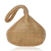 Soft Beaded Women Evening Bag YM1217gold Mini(Max Length&lt;20cm) - £8.68 GBP