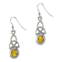 Celtic Birthstone Earrings November - Topaz - 525 - £18.97 GBP