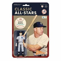NEW SEALED Super7 Mickey Mantle ReAction 3.75&quot; Action Figure 1956 Yankees - £19.39 GBP