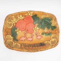 Burwood Florida Souvenir Resin Platter or Tray - $24.74