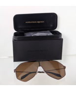 Brand New Authentic Alexander McQueen Sunglasses MQ 0138 Brown 004 99mm ... - $325.33 CAD