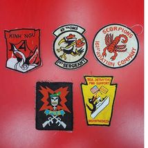 5 Vintage US Military Army Patches - $44.97