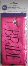 Wilton Bridal Bachelorette Party Pink Sash Bride-to-be Bride to be Sash Set - $9.46