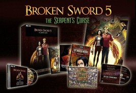 Broken Sword 5 The Serpent&#39;s Curse Collector&#39;s Edition NEW PC Windows - £117.46 GBP