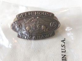 Harley Davidson Motorcycle 2005 OPEN HOUSE HOG TOMAHAWK Vest Pin Biker R... - $9.99