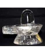 Sphatik Shivling / Natural Quartz Crystal Shivalingam - 501 gms  - Lab c... - £254.21 GBP