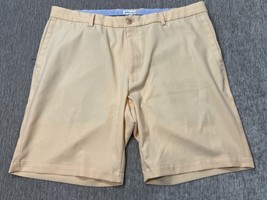 Peter Millar Shorts Mens 38 Orange Golf Seaside Wrightsville Performance... - $29.69