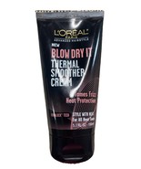L&#39;oreal BLOW DRY IT Thermal Smoother Cream Tames Frizz Heat Protection 5... - $27.77