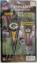 Green Bay Packers Pennant Flag Banner NFL Embroidered Indoor Outdoor 34 x 14 - $12.99