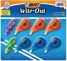 Ez Correct Correction Tape, Bic Wite-Out Brand (Variety Value Pack). - $44.92