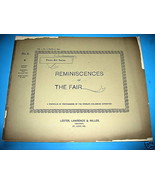 1893 Chicago Worlds Fair REMINISCENCES Photo Series 1,6 - $23.03