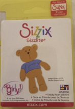 Sizzlits cutting die from Sizzix. Teddy bear with shirt. Cardmaking/Scrapbooking - $4.98