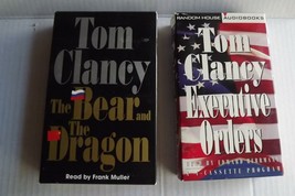 Executive Orders,The Bear and The Dragon Tom Clancy Lot 2 Audio Books Cassettes - £10.27 GBP