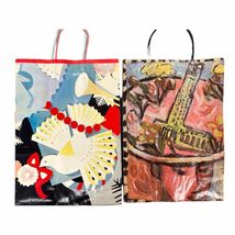 2 VTG RETRO Bloomingdales Paper Bags Stribling Chicago &amp; Christmas 1984 - $44.10