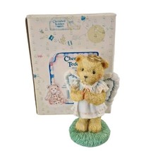 Cherished Teddies 951137 Angie &quot;I Brought The Star&quot; 1992 Vintage Angel Figurine - £7.83 GBP