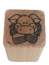 DOTS Rubber Stamp Sheep Face Smiling Farm Animal Small Nature Card Makin... - $3.50