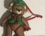 Vintage Brown Bear In Ugly Christmas Sweater Ornament Christmas Decorati... - $7.91
