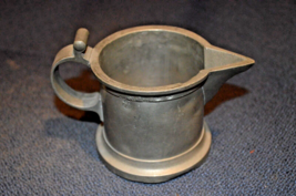 Rare Antique Pewter Creamer by C W Pilz, Freiberg, Germany, 1887 - $99.99